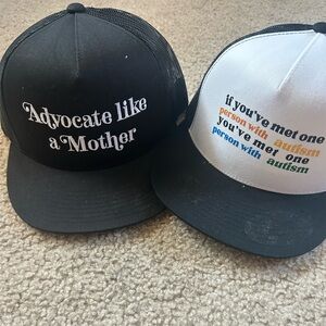 Autism mom and advocate like a mother trucker hats snapbacks nwot